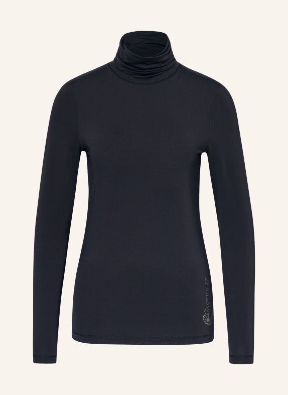 SPORTALM Long sleeve shirt with turtleneck BLACK