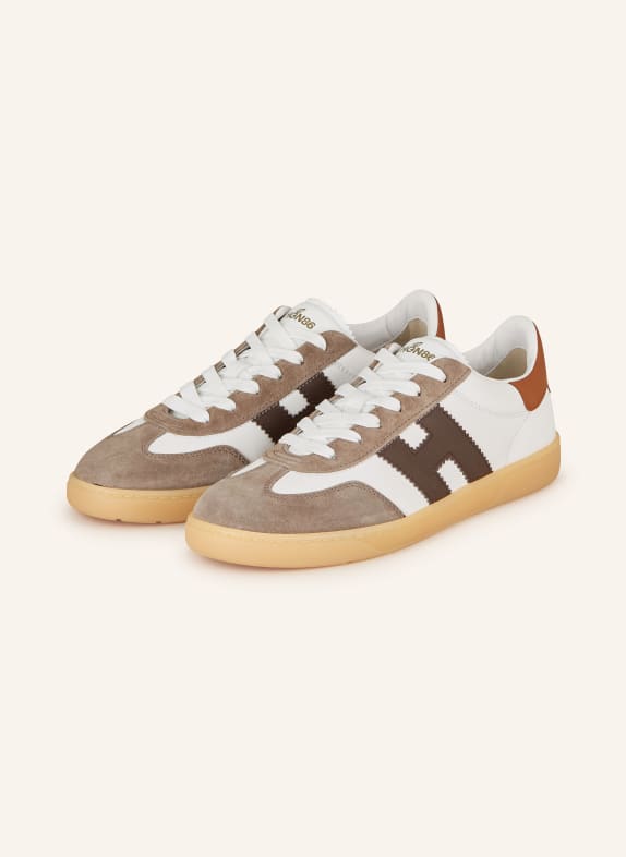 HOGAN Sneaker HOGAN COOL TAUPE/ WEISS/ DUNKELBRAUN