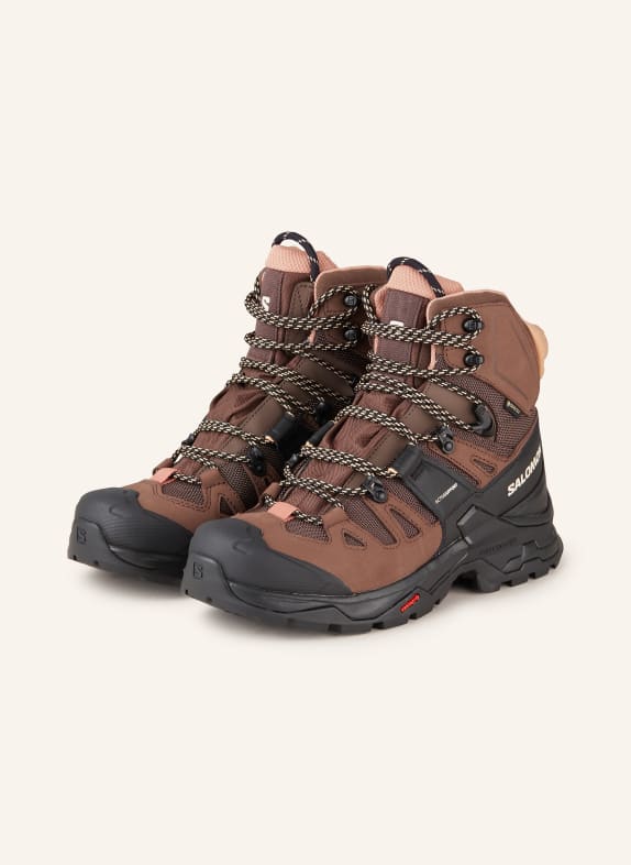 SALOMON Trekkingschuhe QUEST 4 GTX BRAUN/ SCHWARZ