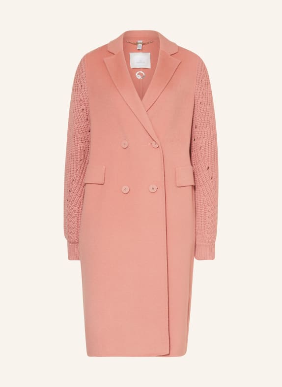 SPORTALM Wool coat in mixed materials PINK