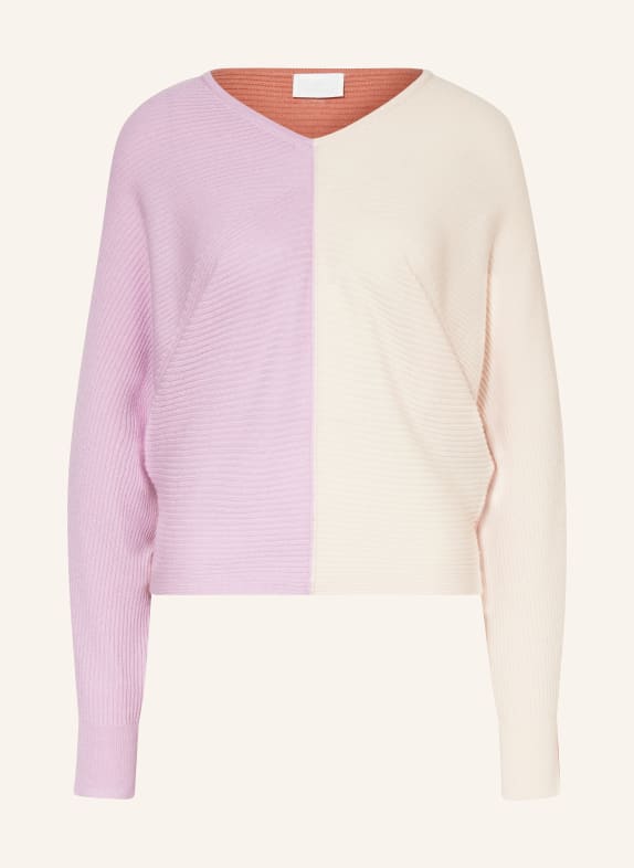 SPORTALM Sweater LIGHT PURPLE/ NUDE/ LIGHT RED