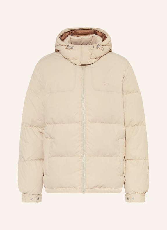 Levi's® Down jacket ROCKRIDGE with removable hood BEIGE