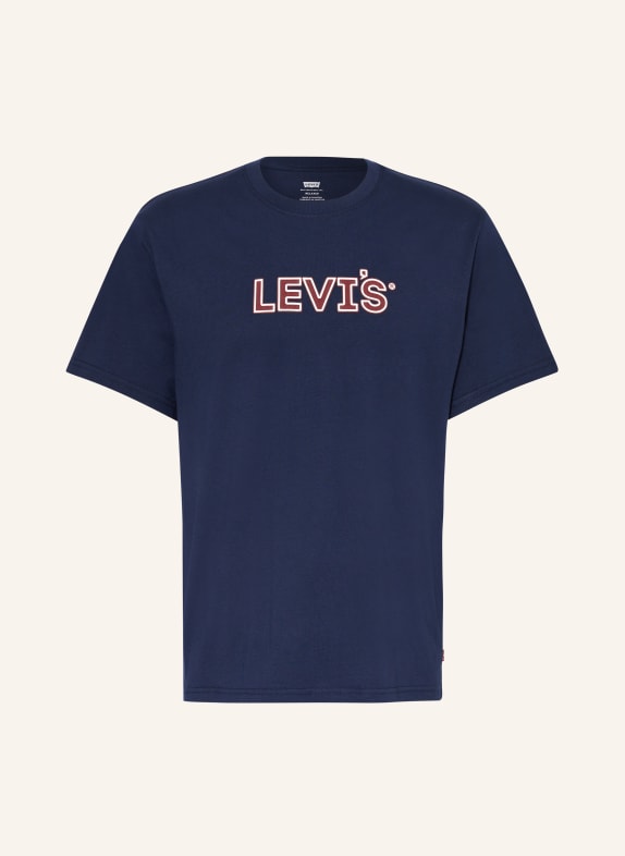 Levi's® T-shirt DARK BLUE/ BROWN