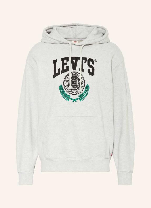 Levi's® Hoodie HELLGRAU/ SCHWARZ