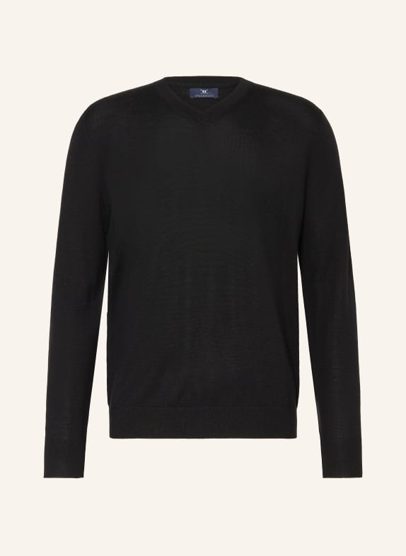 STROKESMAN'S Pullover aus Merinowolle SCHWARZ