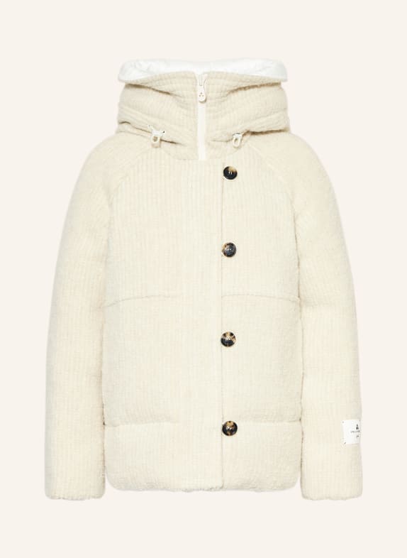 PEUTEREY Bouclé down jacket TAMBOC CREAM