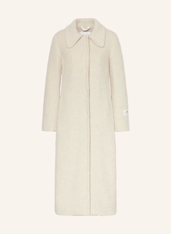 PEUTEREY Bouclé coat STEYER CREAM