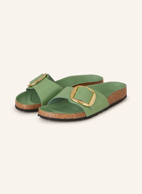 BIRKENSTOCK Pantoletten MADRID BIG BUCKLE HELLGRÜN