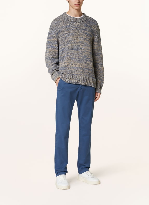 PAUL Chino Comfort Fit BLÅ