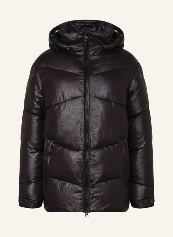 PAUL Steppjacke mit DUPONT™ SORONA®-Isolierung und abnehmbarer Kapuze SCHWARZ
