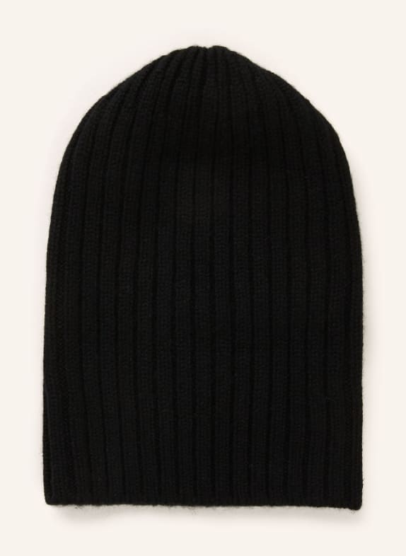 FEDELI Cashmere-Mütze SCHWARZ