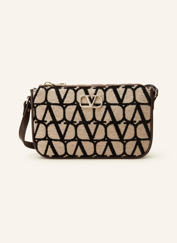 VALENTINO GARAVANI Crossbody bag VLOGO SIGNATURE CREAM/ BLACK