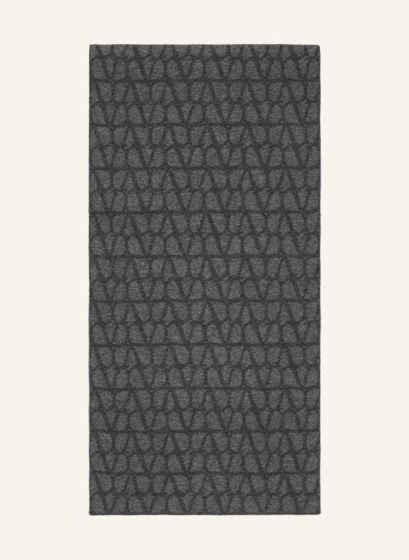 VALENTINO GARAVANI Scarf GRAY/ DARK GRAY