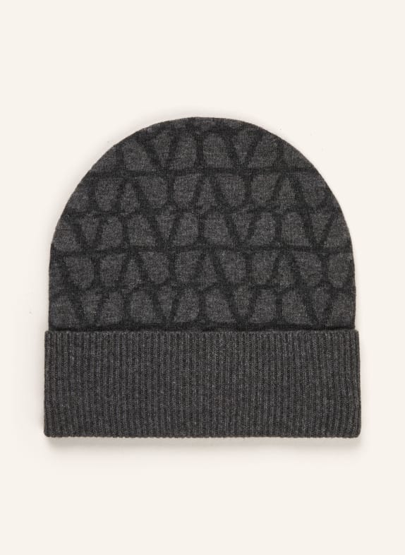 VALENTINO GARAVANI Beanie GRAY/ DARK GRAY