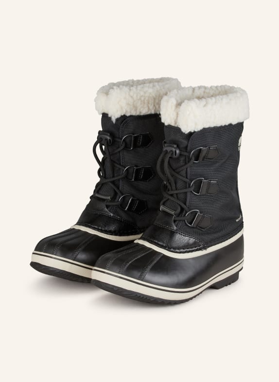 SOREL Boots YOOT PAC™ mit Kunstfell SCHWARZ/ ECRU