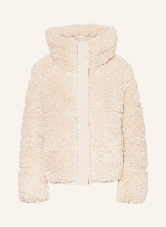 SAVE THE DUCK Teddyfell-Jacke ECRU