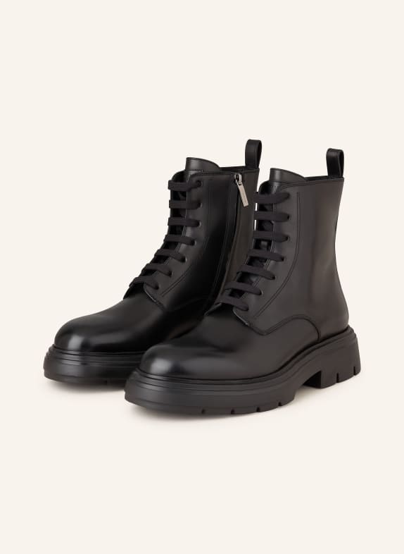 FERRAGAMO Biker-Boots DIONNE SCHWARZ