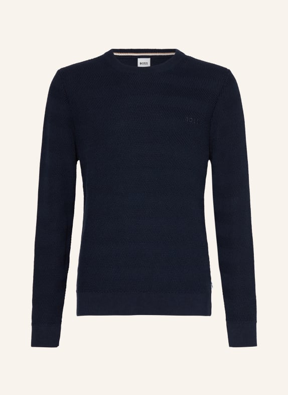 BOSS Pullover DUNKELBLAU