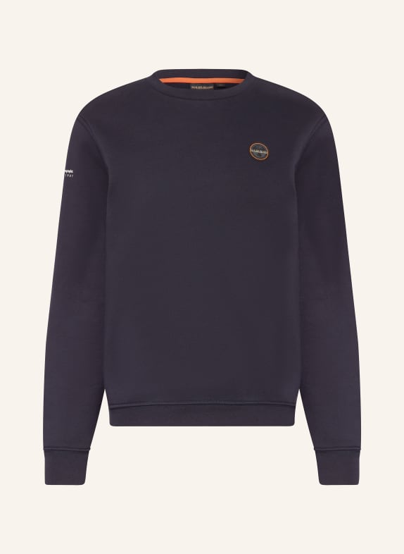 NAPAPIJRI Sweatshirt BADGE DARK BLUE