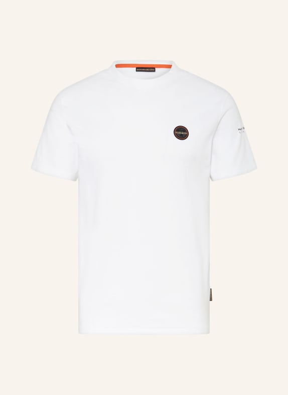 NAPAPIJRI T-shirt BADGE WHITE