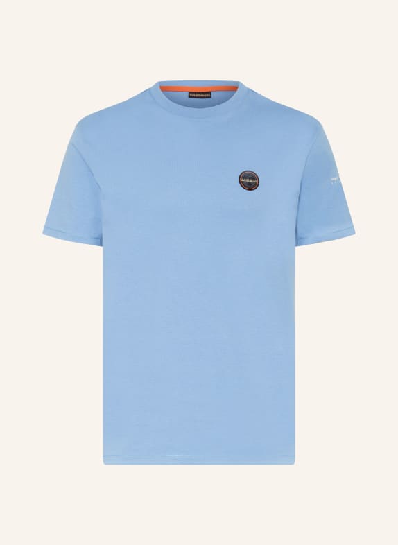 NAPAPIJRI T-shirt BADGE LIGHT BLUE