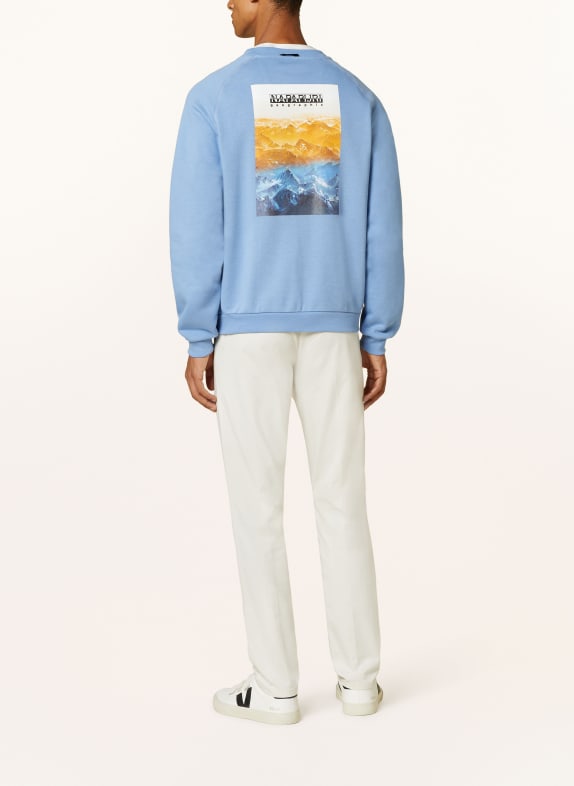 NAPAPIJRI Sweatshirt ROLLIN LICHTBLAUW