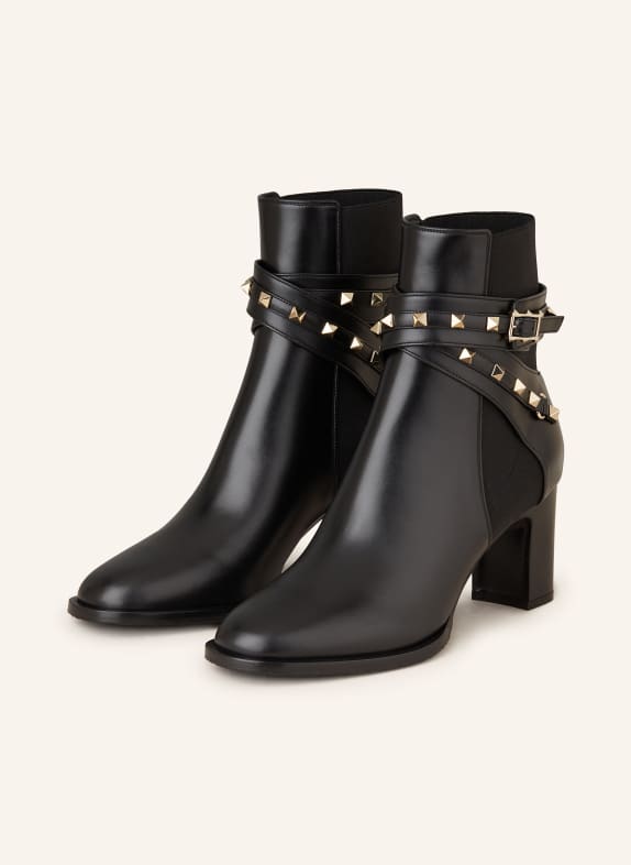 VALENTINO GARAVANI Stiefeletten ROCKSTUD SCHWARZ