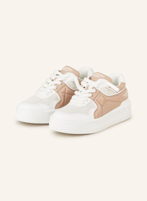 VALENTINO GARAVANI Sneakers ONE STUD XL WHITE/ ROSE