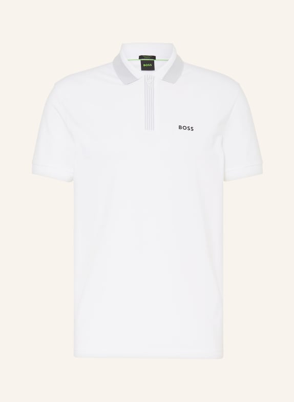 BOSS Jersey polo short PADDY regular fit WHITE