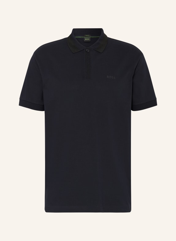 BOSS Jersey polo short PADDY regular fit DARK BLUE