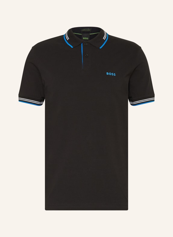 BOSS Koszulka polo z piki PAUL slim fit CZARNY