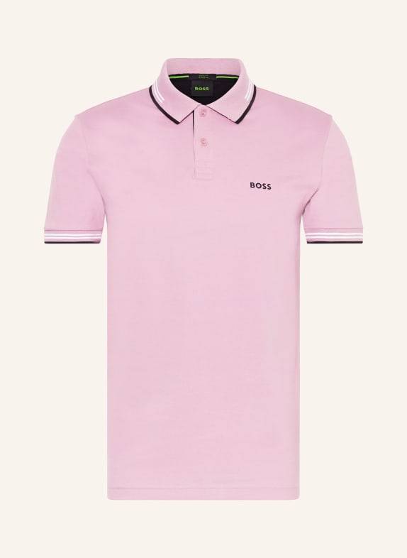 BOSS Piqué polo shirt PAUL slim fit LIGHT PURPLE