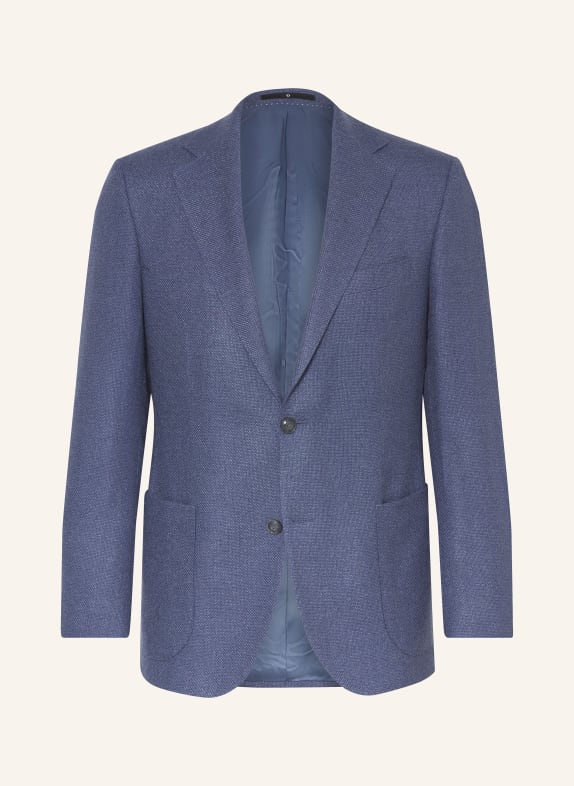 DRESSLER Oblekové sako SENDRIK Shaped Fit MODRÁ