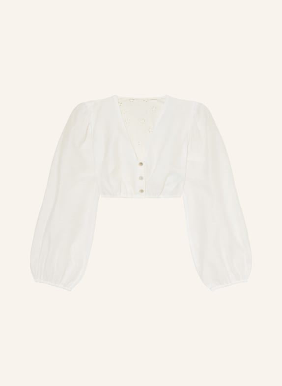 SPORTALM Dirndlbluse mit Spitze ECRU