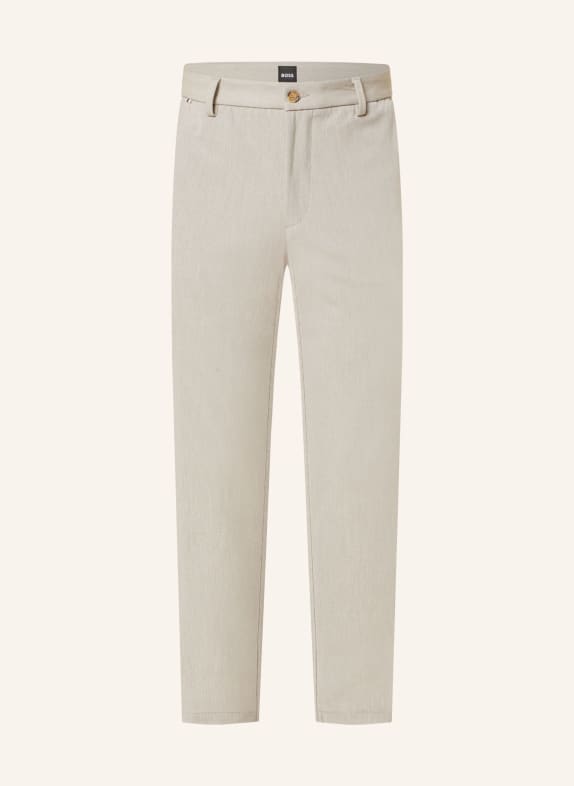 BOSS Chinos KANE regular tapered fit BEIGE