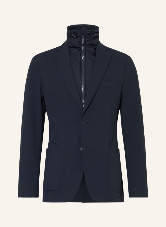 BOSS Suit jacket HANRY slim fit with removable trim 404 DARK BLUE