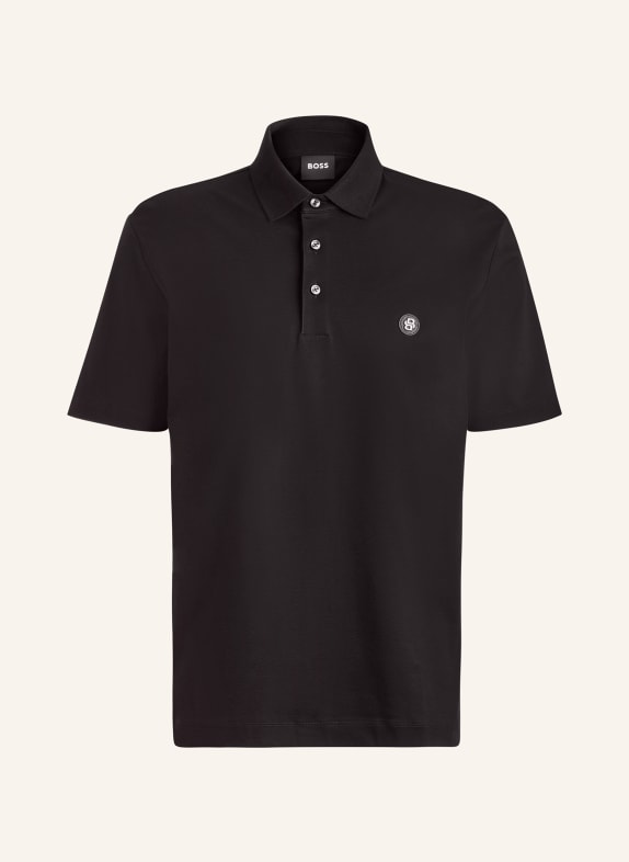 BOSS Jersey-Poloshirt PARRIS SCHWARZ