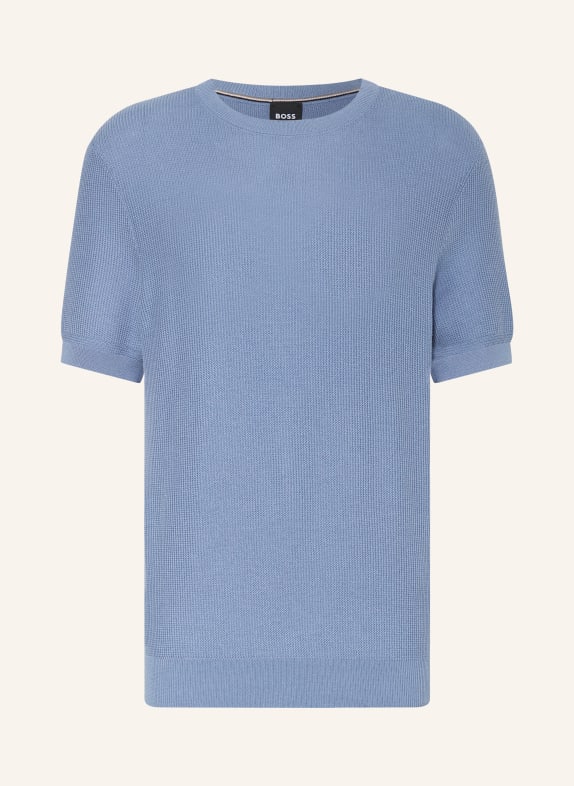 BOSS Strickshirt DALON BLAU