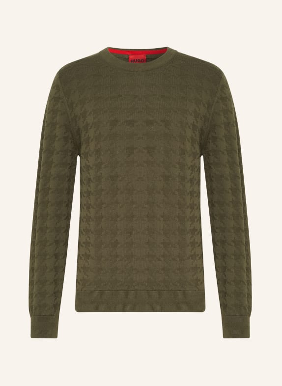 HUGO Sweater STEETH OLIVE