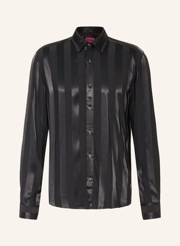 HUGO Shirt ERMO Regular Fit BLACK