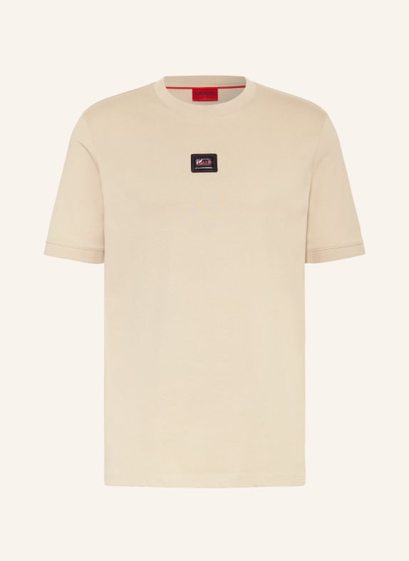 HUGO T-Shirt DIRAGOLINO BEIGE