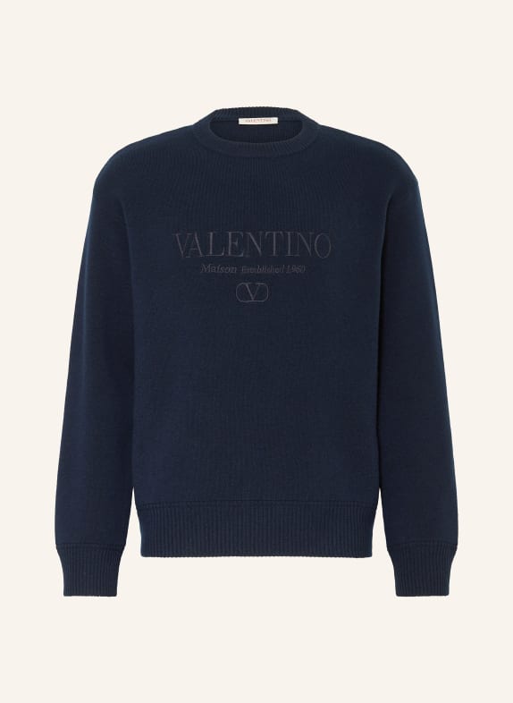 VALENTINO Sweter GRANATOWY