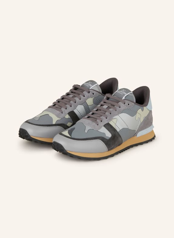 VALENTINO GARAVANI Sneakersy ROCKRUNNER ŠEDÁ/ TMAVĚ ŠEDÁ/ SVĚTLE ŠEDÁ