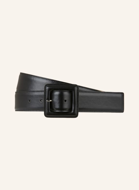 windsor. Leather belt BLACK