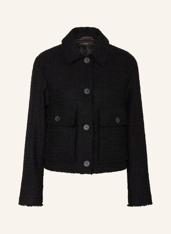 windsor. Kastenjacke aus Bouclé SCHWARZ