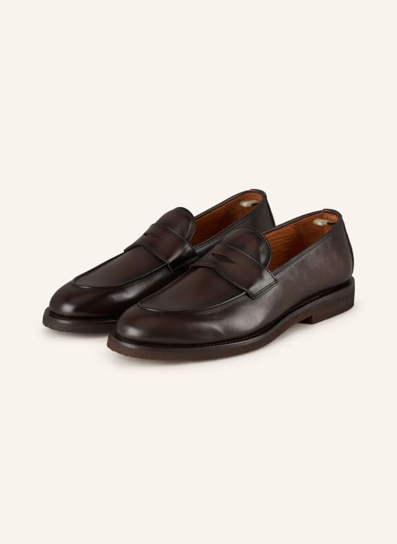 OFFICINE CREATIVE Penny loafers OPERA FLEXI/101 DARK BROWN