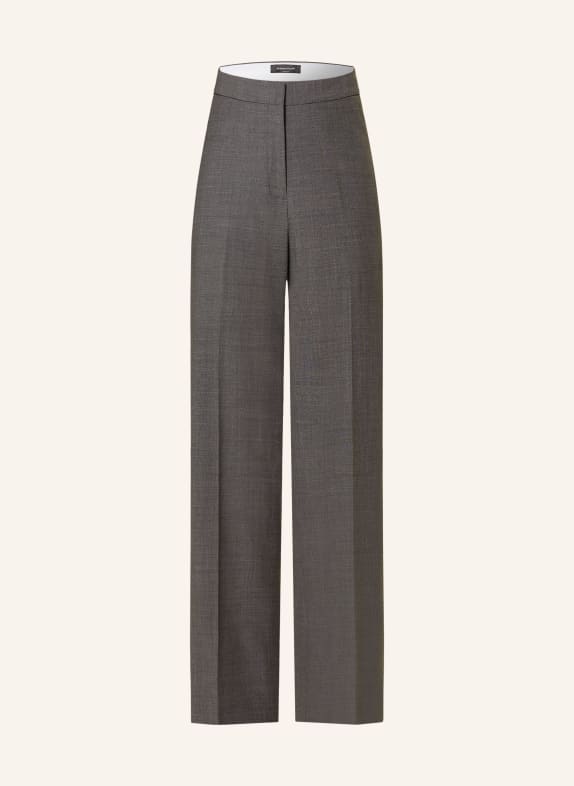 FABIANA FILIPPI Wide leg trousers GRAY