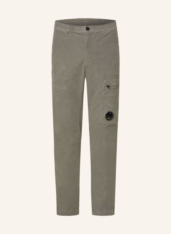 C.P. COMPANY Cargo pants regular fit in corduroy GRAY