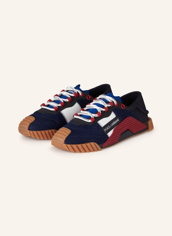 DOLCE & GABBANA Sneakers NS1 DARK BLUE/ WHITE/ DARK RED