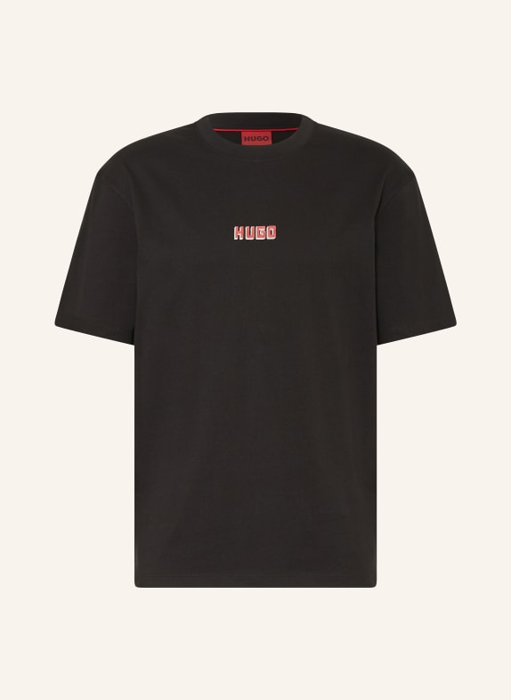 HUGO T-Shirt DIQITEE SCHWARZ